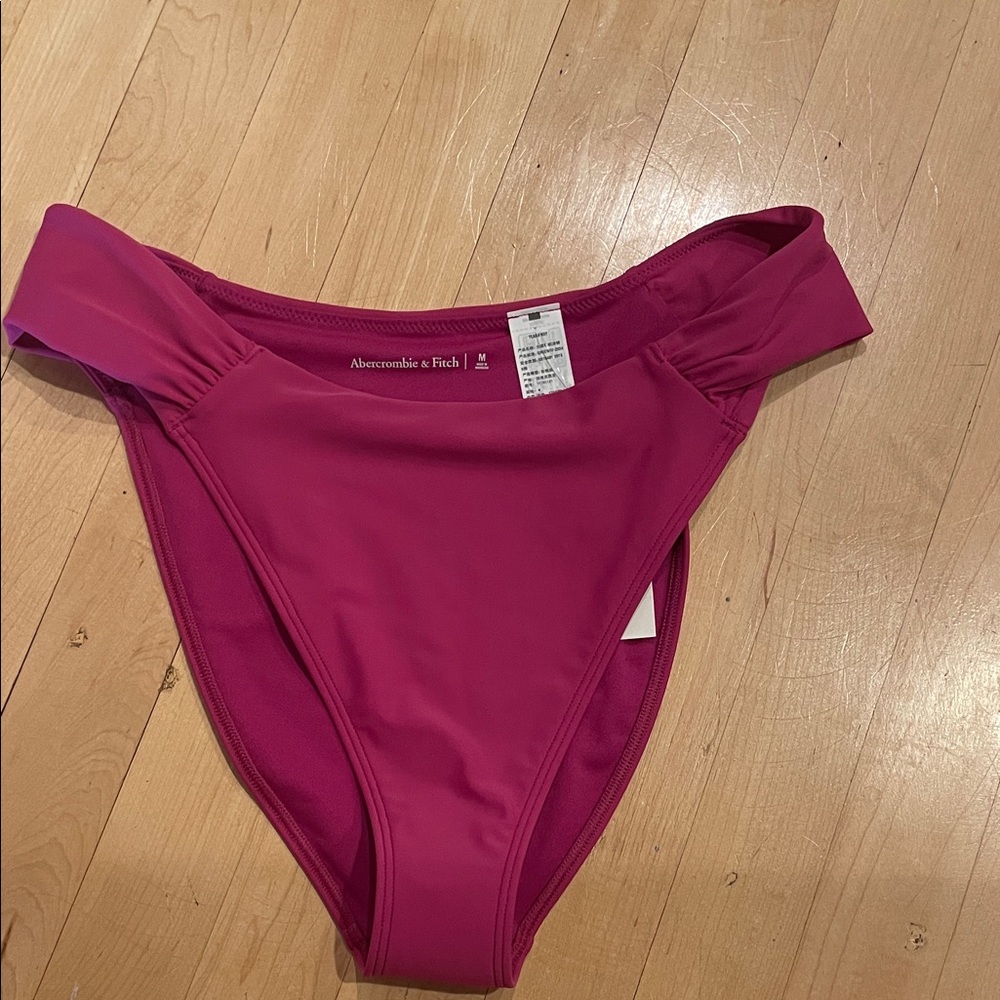 Abercrombie & Fitch Women's Magenta Bikini Bottom NWT